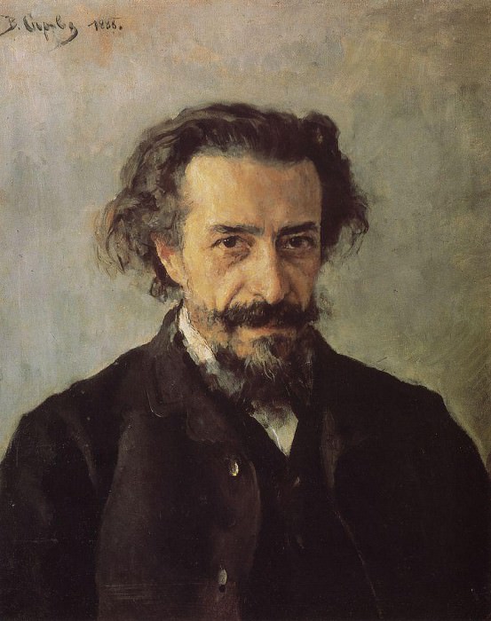 Портрет композитора П. И. Бларамберга. 1888 картина