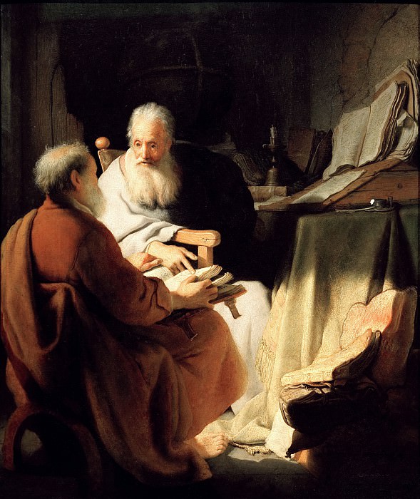 Диспут двух стариков (Апостолы Петр и Павел) картина