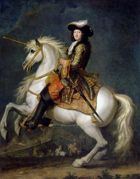 Рене-Антуан Уасс – Конный портрет Людовика XIV картина