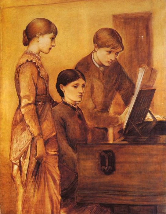 Групповой портрет семьи художника картина