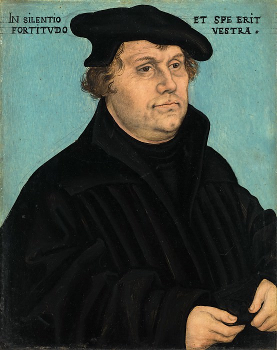 Мастерская Лукаса Кранаха I – Портрет Мартина Лютера картина