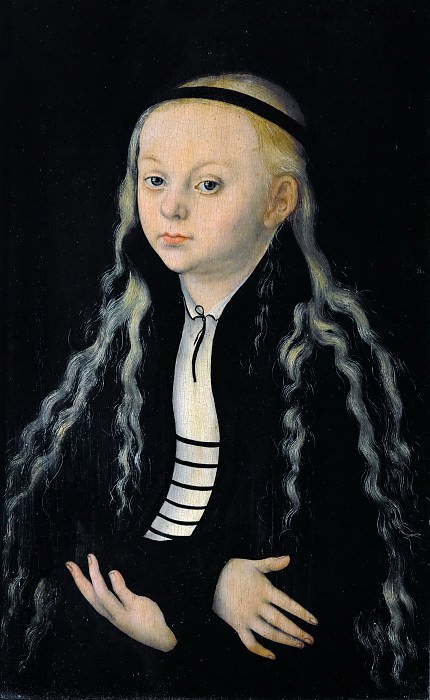 Лукас Кранах I – Портрет Магдалины Лютер картина