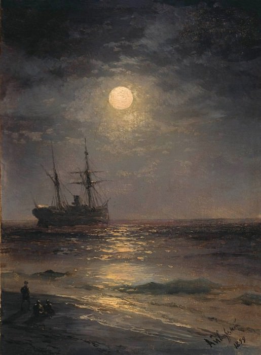Лунная ночь 1899 картина