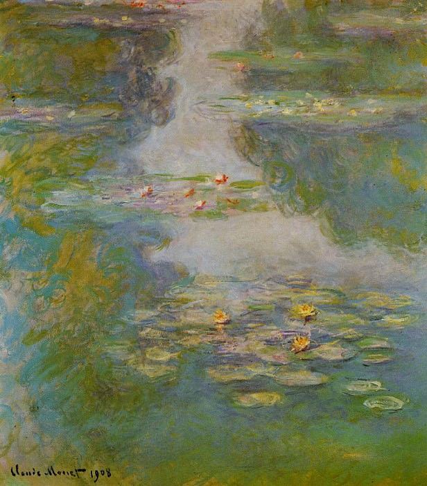Кувшинки, 1908 02 картина