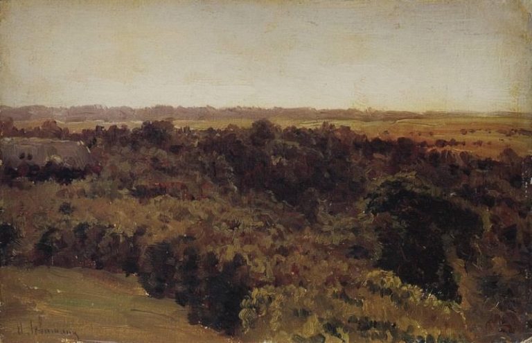 Лесок. 1880-е картина