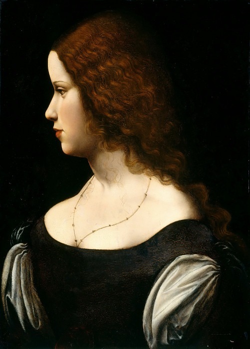 Портрет молодой женщины * картина