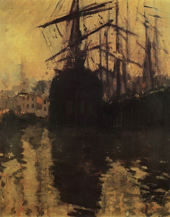 Порт в Марселе2. 1890-е картина