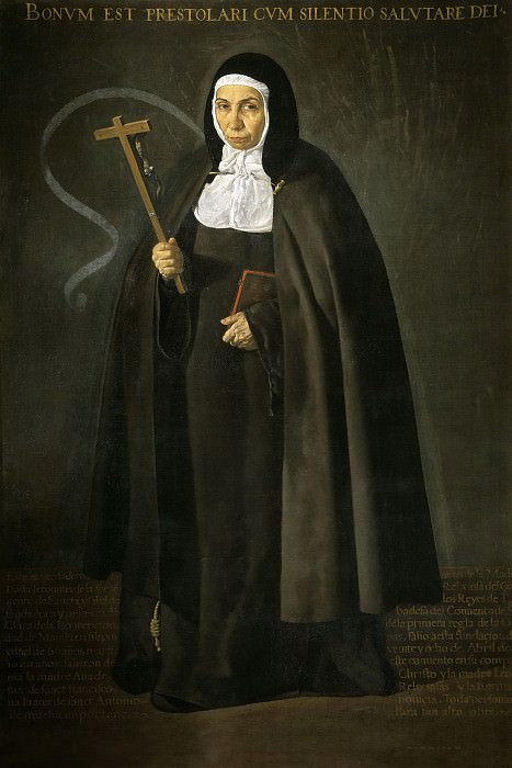 Аббатиса Херонима де ла Фуэнте картина