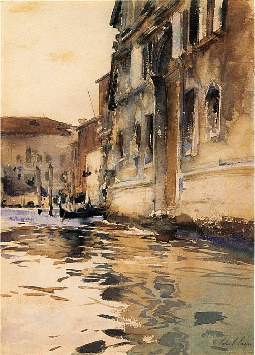 Венецианский канал, Палаццо Корнер картина