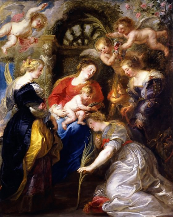 Венчание святой Екатерины картина