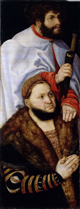 Лукас Кранах I – Алтарь Богородицы, левая створка картина