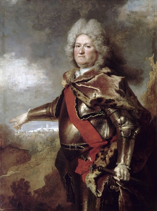Николя де Ларжильер – Антуан Ле Престр (1654-1731), граф де Пюи-Вобан, губернатор Бетюна картина
