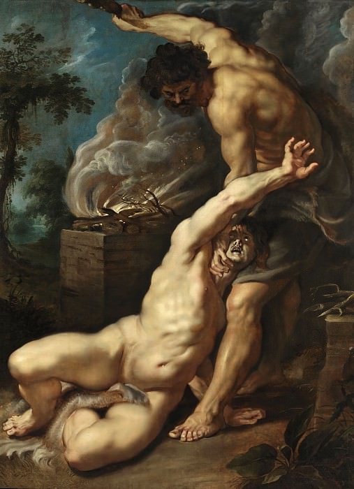 Каин убивает Авеля картина