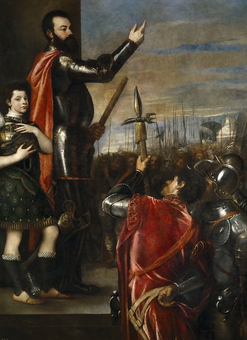 Обращение маркиза дель Васто к своим солдатам картина