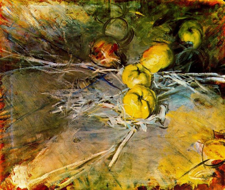 Яблоки сорта «Кальвиль» картина