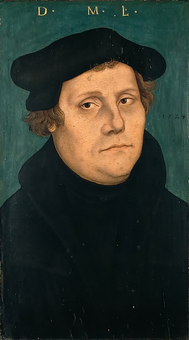Последователь Лукаса Кранаха I – Портрет Мартина Лютера картина