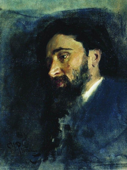 Портрет писателя В. М. Гаршина картина