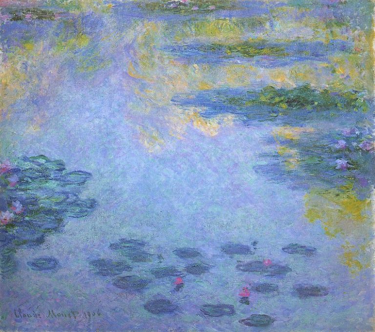 Кувшинки, 1906 04 картина