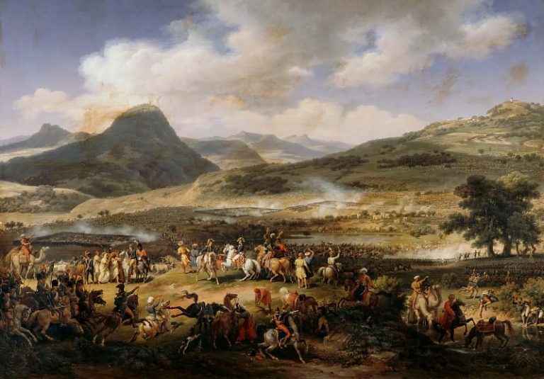 Луи-Франсуа Лежен – Битва у горы Табор 16 апреля 1799 года картина
