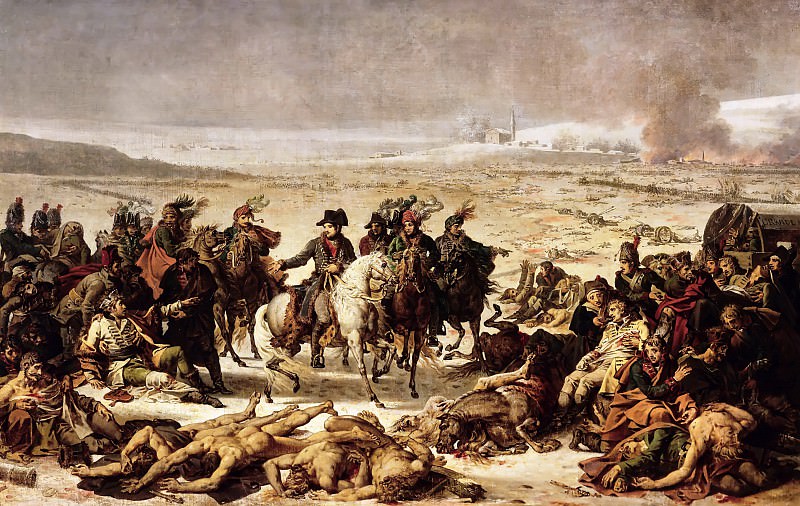 Шарль Мейнье – На следующий день после битвы при Эйлау, февраль 1807 картина
