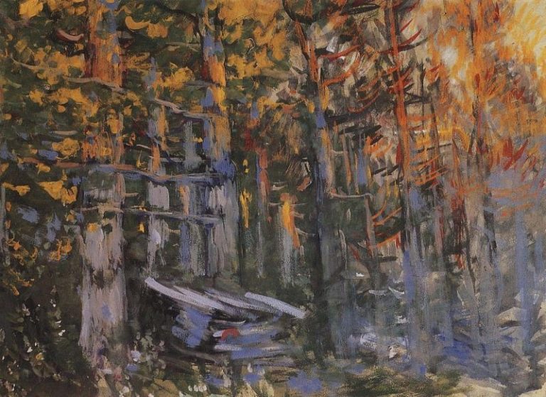 Лес. 1918 картина