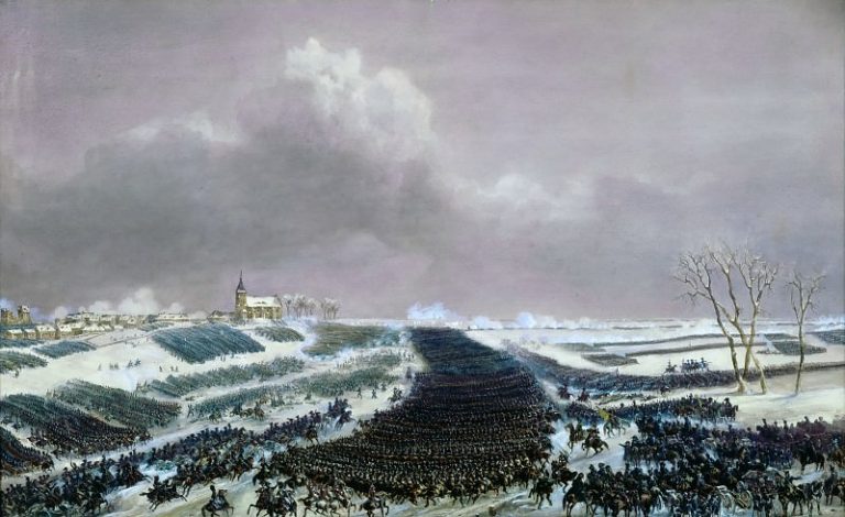 Форт, Жан-Антуан-Симеон – Битва Французской и Русской армий при Эйлау 8 февраля 1807 года картина