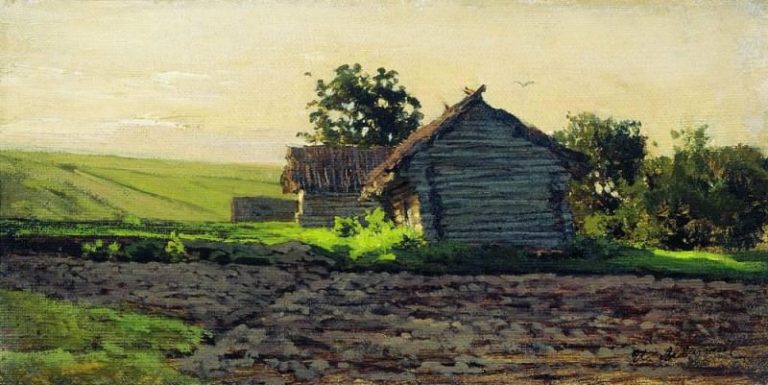 Саввинская слобода. 1884 картина