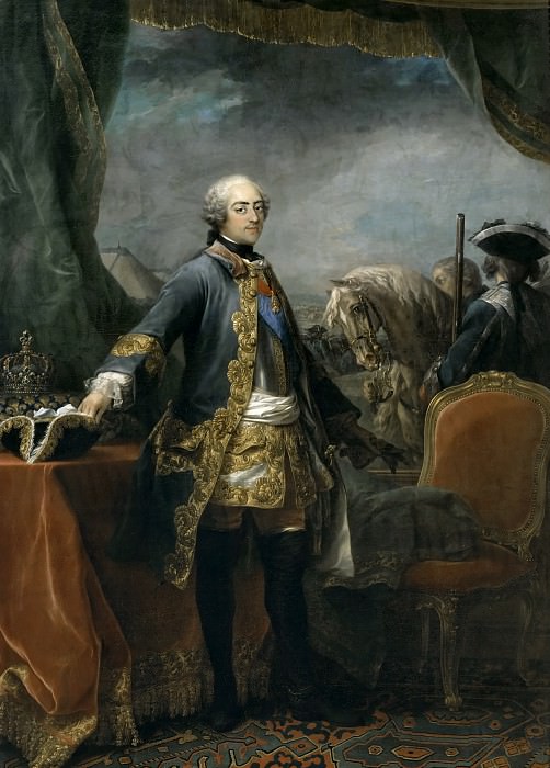 Шарль ван Ло – Людовик XV, король Франции картина