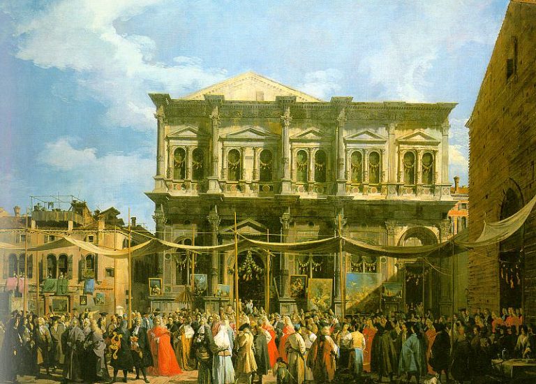 Венеция, Праздник Св. Рока (визита Дожа) картина