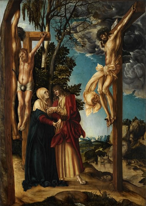 Лукас Кранах I – Оплакивание Христа картина