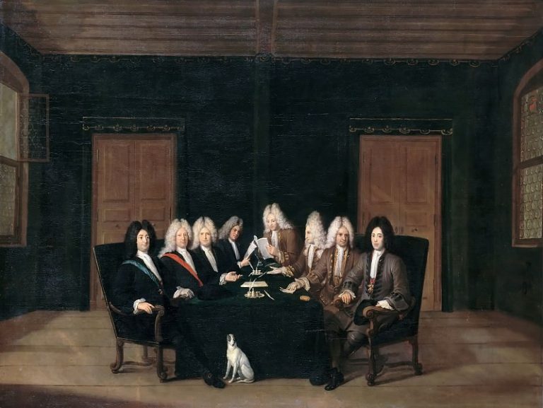 Иоганн Рудольф Хубер – Полномочные представители на Баденском конгрессе в 1714 году картина