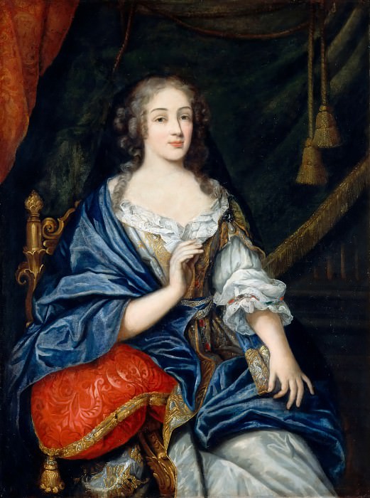 Жан Нокре – Луиза-Франсуаза де ла Бом ле Блан (1644-1710), герцогиня де Лавальер и Вожур картина