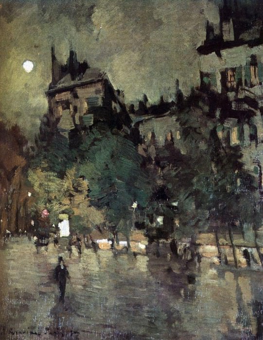 Париж после дождя. 1900 картина