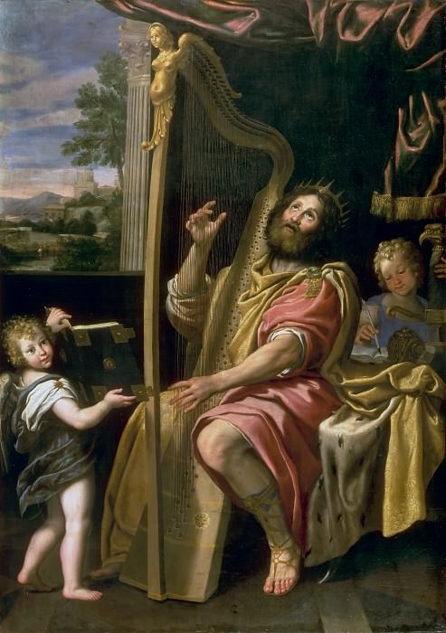 Доменикино – Царь Давид картина