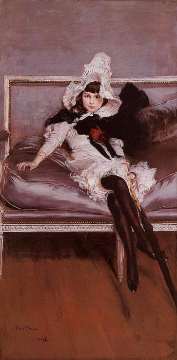 Портрет Джовинетты Эрразюри, 1892 картина