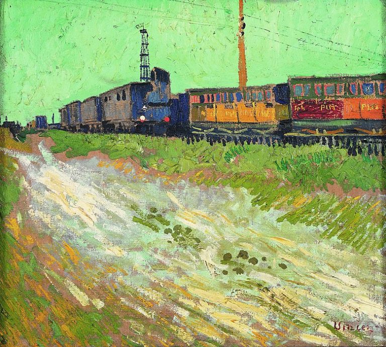 Железнодорожные вагоны картина