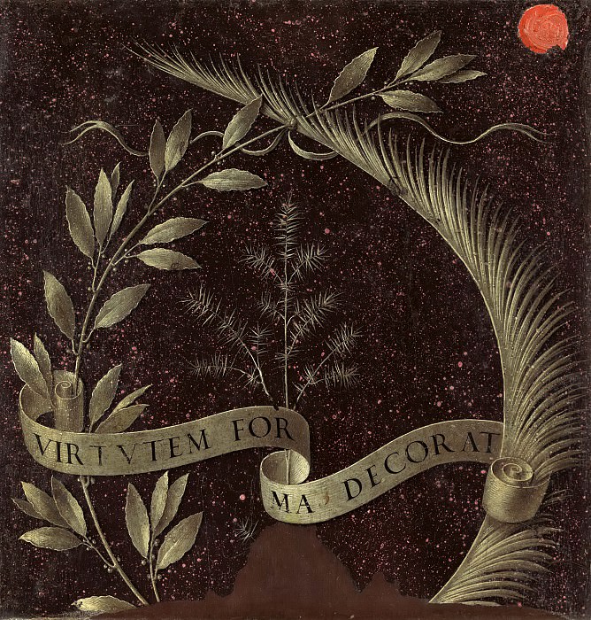 Джиневра де Бенчи (обратная сторона) картина