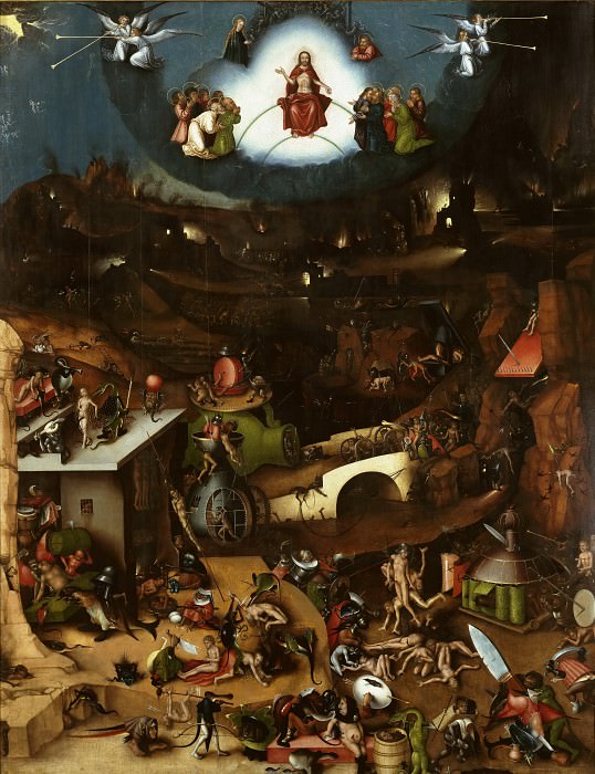 Лукас Кранах I – Страшный суд (копия картины Босха) картина
