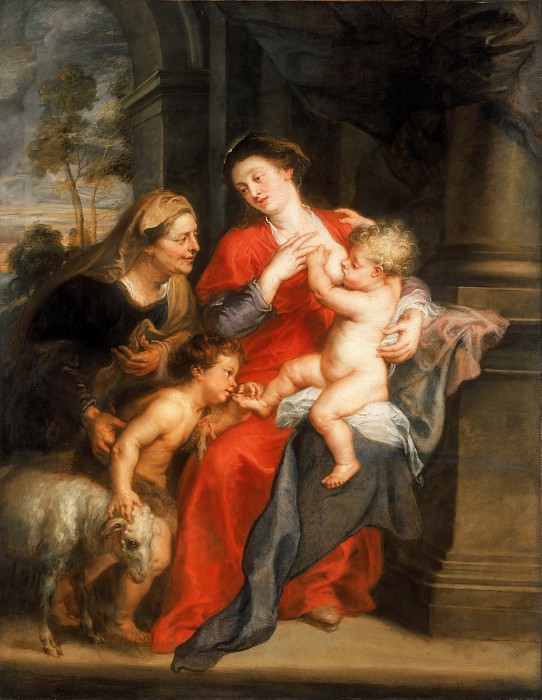 Мадонна с Младенцем со святой Елизаветой и маленьким Иоанном картина