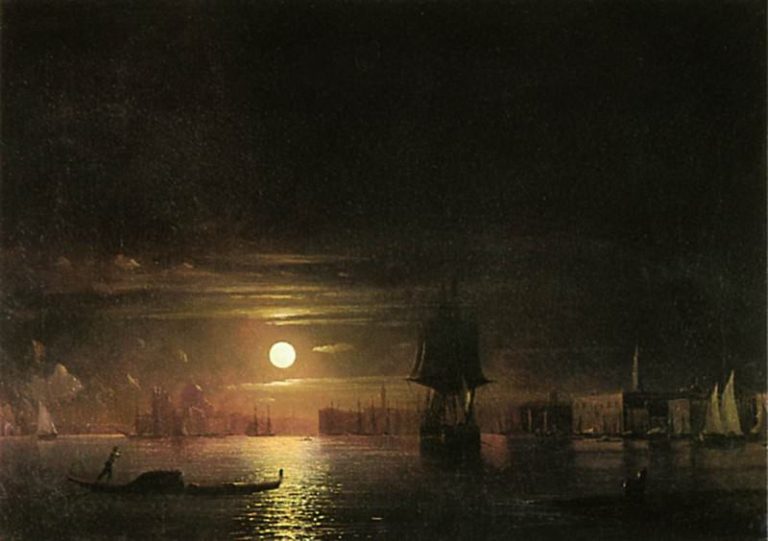 Ночь в Венеции 1861 91х126 картина
