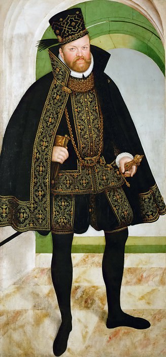 Лукас Кранах II – Август, курфюрст саксонский картина