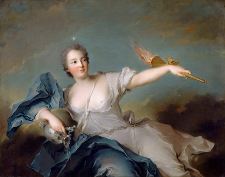 Жан-Марк Наттье – Мария-Анна де Нель (1717-1744), маркиза Шатору картина