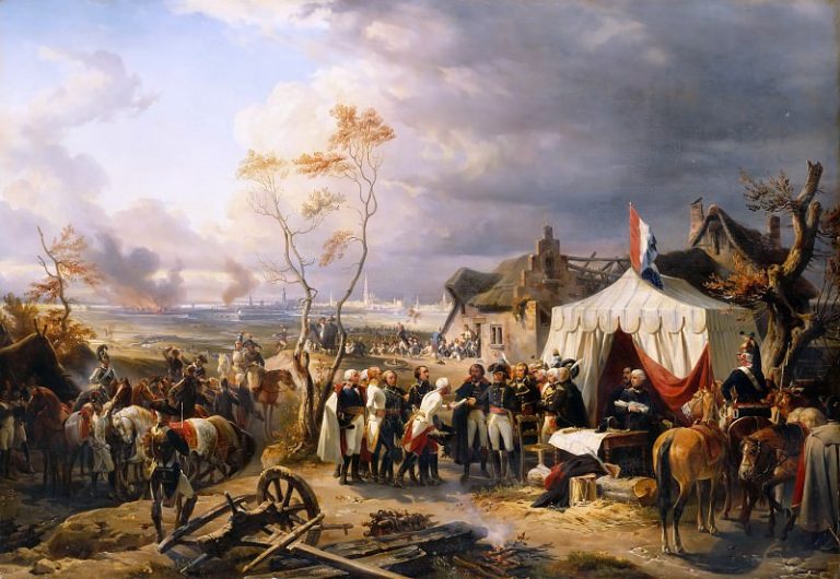Феликс-Анри-Эммануэль Филиппото – Капитуляция Антверпена 29 ноября 1792 года картина
