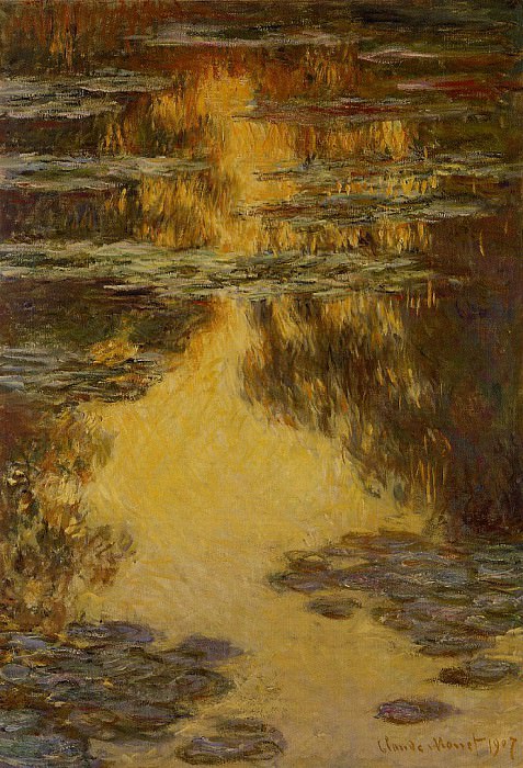 Кувшинки, 1907 09 картина
