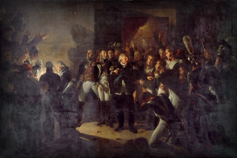 Гро, Антуан Жан – Побег Людовика XVIII из Тюильри 20 марта 1815 года картина