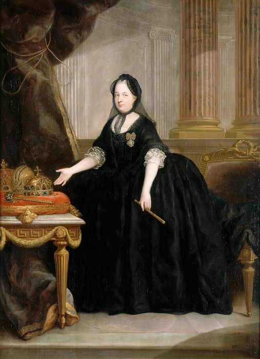 Антон фон Марон – Мария-Тереза Габсбург (1717-1780), императрица Австрийская, королева Венгрии и Богемии картина