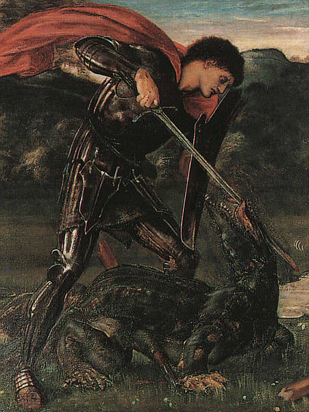 Святой Георгий, убивающий Дракона картина