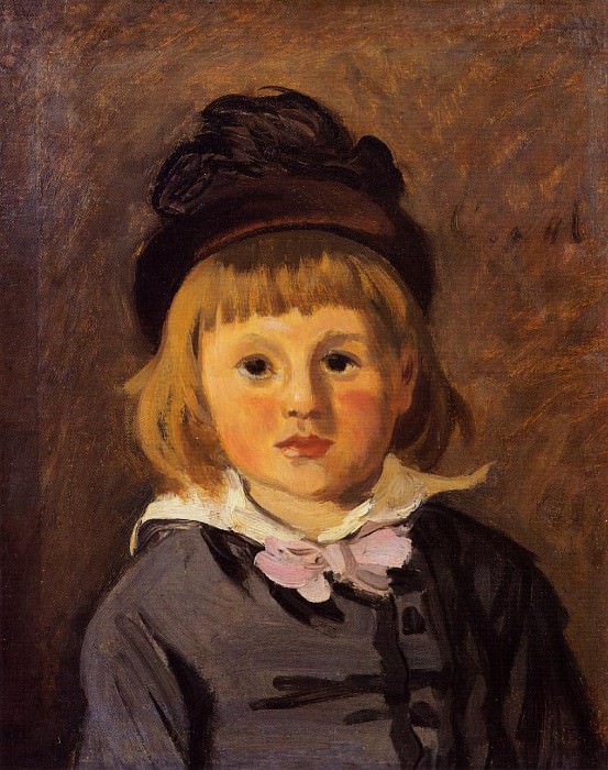 Портрет Жана Моне в шляпе с помпоном картина
