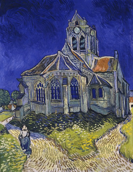 Церковь в Овере картина