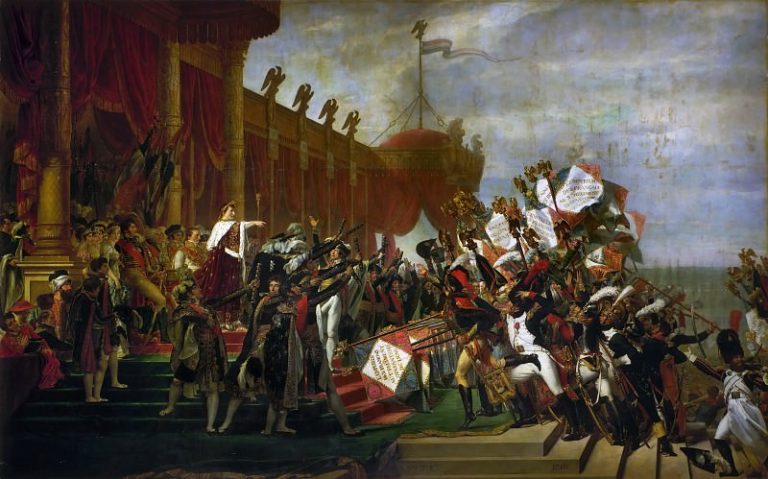 Давид, Жак-Луи – Присяга войска императору после раздачи орлов 5 декабря 1804 года картина